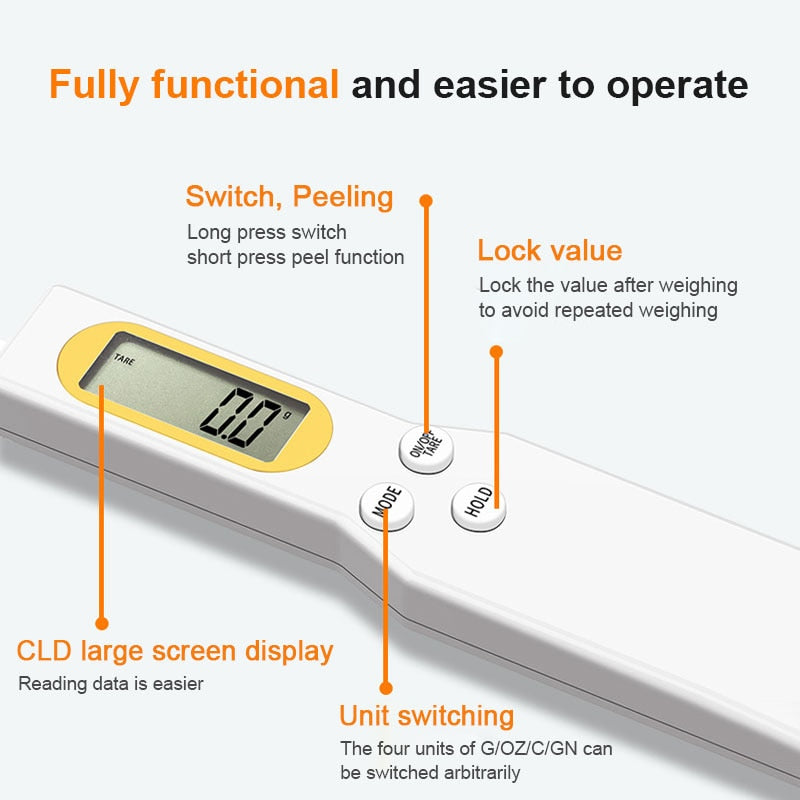 YSPrecision: LCD Digital Weight Measuring Spoon